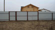 фото каркаса ворот и калитки под профнастил
