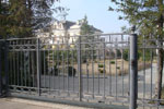 на фотографии кованые ворота и калитка (картинка №16)